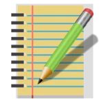 quick notepad notes android application logo